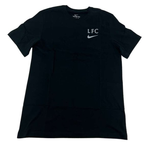 Nike | Men's Liverpool FC Ignite Away Football Tee | Black | Size M - Picture 1 of 3